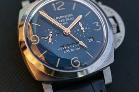 panerai equation of time blue dial|Luminor Equation of Time GMT Titanio .